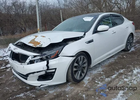 2014 Kia Optima Sx Turbo z USA, uszkodzony, nr VIN 5XXGR4A69EG270901